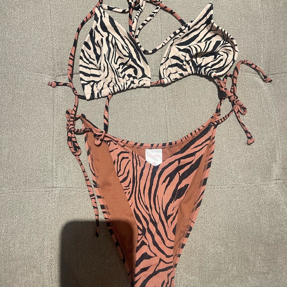 tiger print bikini